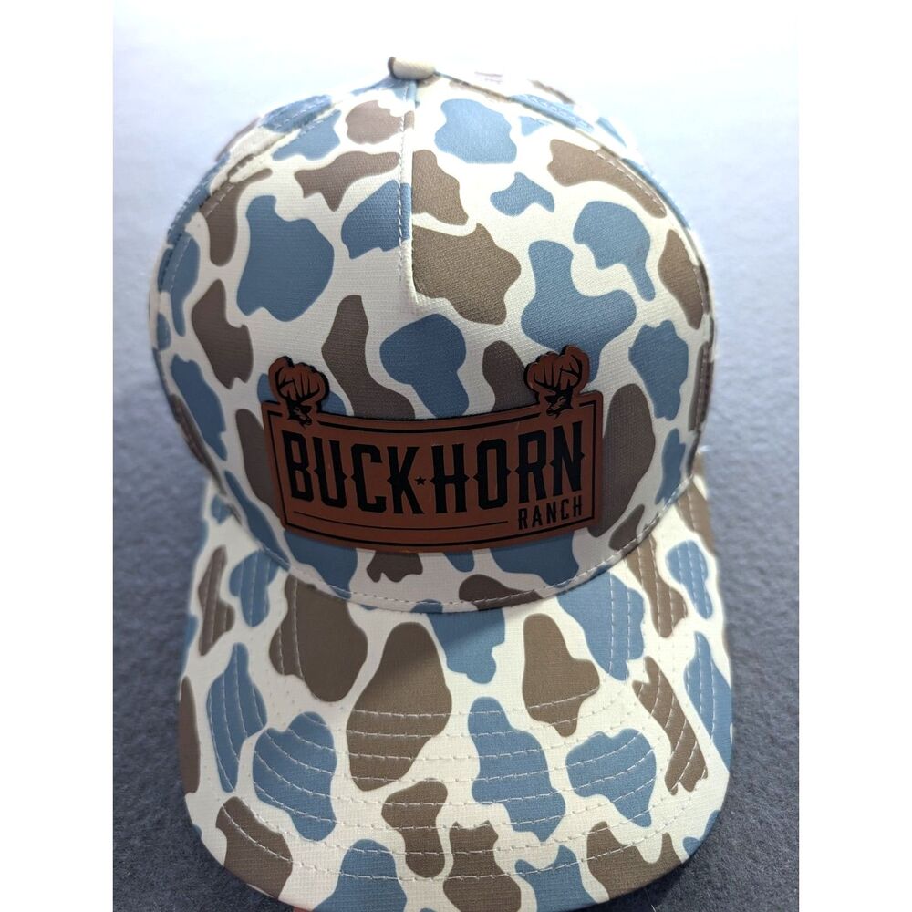 Zapped Blackhawk Buck Horn Ranch Camo Perforated Snapback Trucker Hat